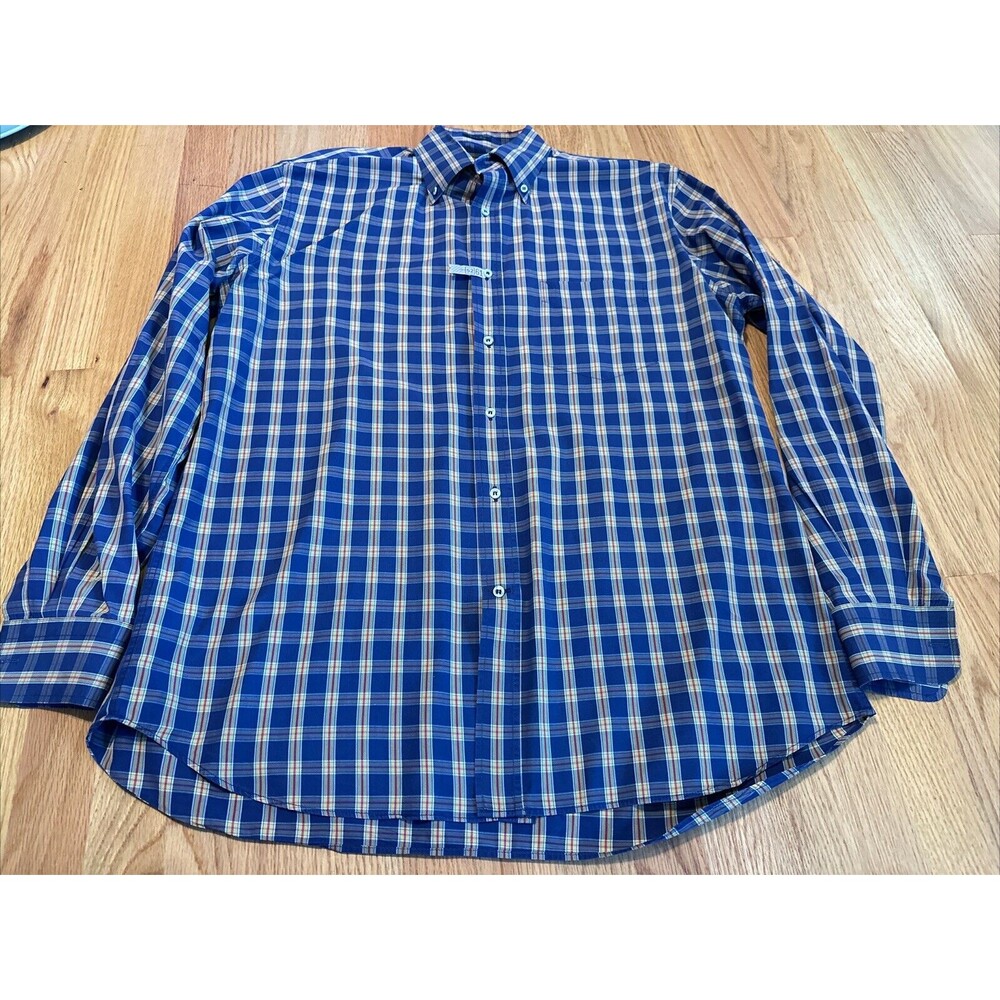 Paul & Shark Yachting Shirt Men’s Large Plaid Long Sleeve Button Down